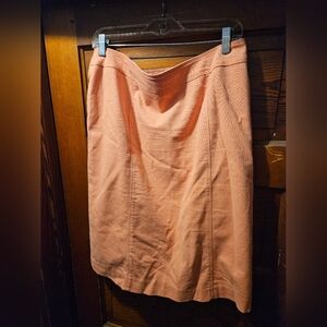 Vtg Kasper Peach Women's Pencil Skirt